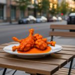 Halal Chicken Wings in Frisco at WingPopZ by Wulf Burger — Buffalo flavor near The Star Frisco