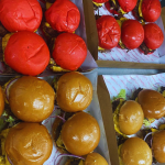 Wulf Burger Richardson red bun Halal burger with fries near CityLine and UTD Campus