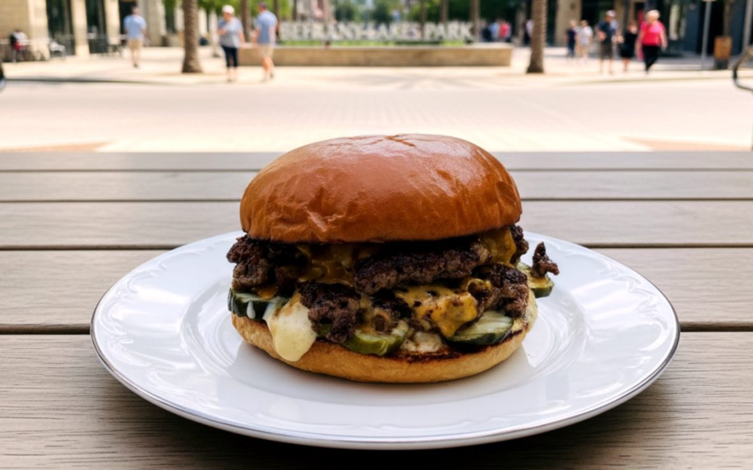 The Wulf Classic Burger — best Halal beef burger in Allen at Wulf Burger, juicy and freshly made daily.