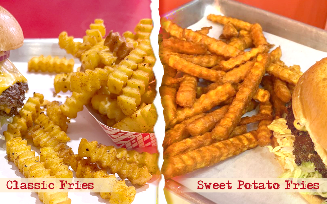 Crispy crinkle-cut classic fries served with Wulf Burger in Plano TX