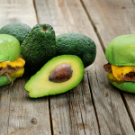 Wulf Burger green bun made with natural avocado extract