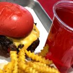 Wulf Burger Quick Stacks with fresh vegetables and double cheese at easy-access Dallas location with ample parking