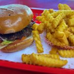 Wulf Burger high protein double smash burger in Dallas Texas