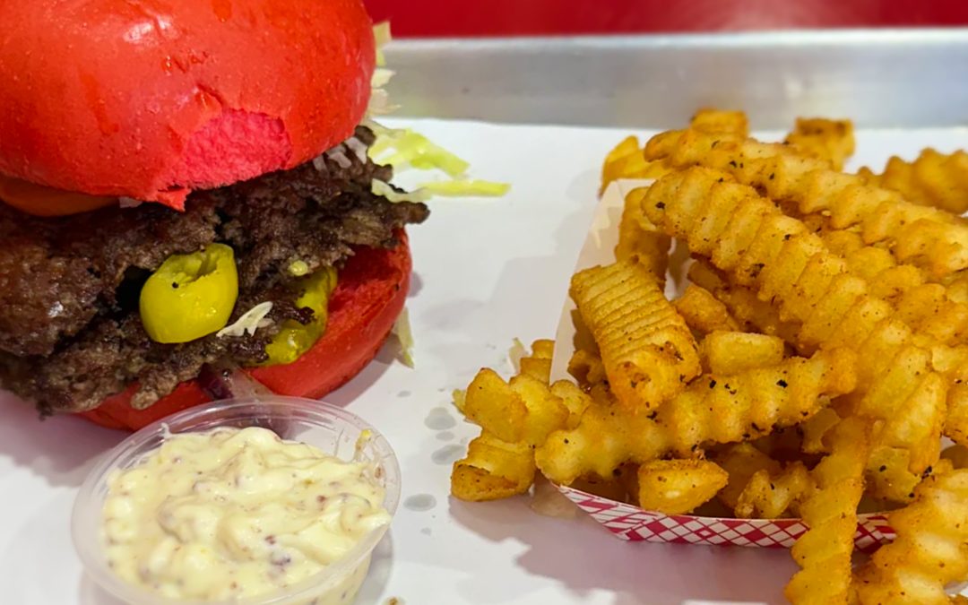 Wulf Burger combo meal North Texas