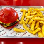 Fresh smashburger from Wulf Burger in Dallas Texas